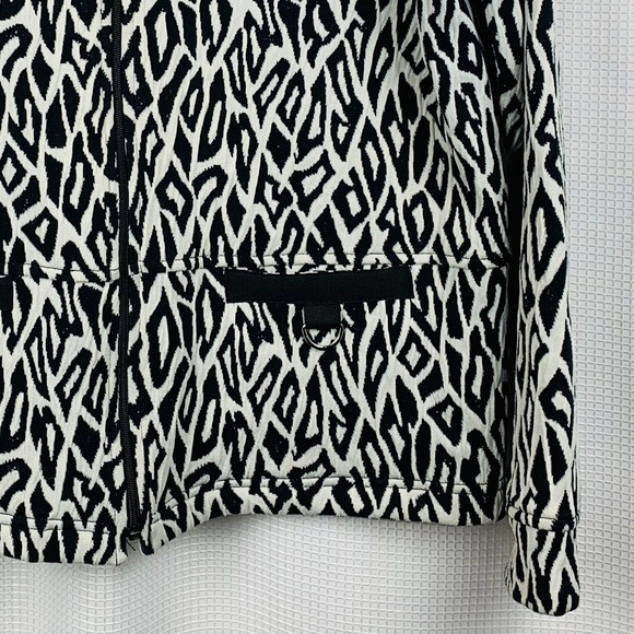 Rafael Sport Geometric Print Zipper Front Jac… - Picture 5 of 6
